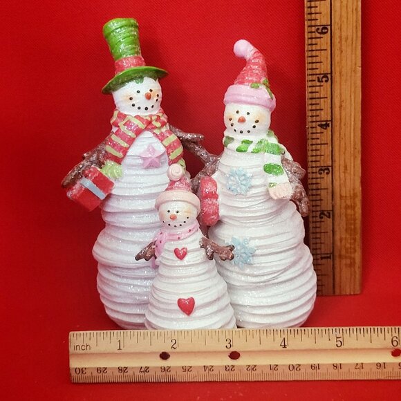 Snowman Family Figurine Hobby Lobby Sweets & Treats Christmas 2014 - Picture 9 of 10